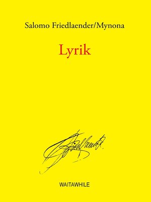 cover image of Lyrik